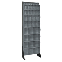 Tip-Out Bins Stand, 23-5/8" W x 8" D x 75" H, 36 Drawers Oxymax Inc
