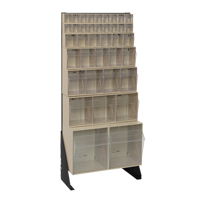 Tip-Out Bins Stand, 23-5/8" W x 8" D x 52" H, 38 Drawers Oxymax Inc