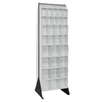 Tip-Out Bins Stand, 23-5/8" W x 16" D x 75" H, 72 Drawers Oxymax Inc