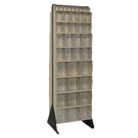 Tip-Out Bins Stand, 23-5/8" W x 16" D x 75" H, 72 Drawers Oxymax Inc