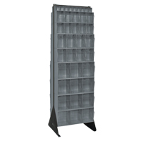 Tip-Out Bins Stand, 23-5/8" W x 16" D x 75" H, 72 Drawers Oxymax Inc