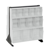 Tip-Out Bins Stand, 23-5/8" W x 16" D x 28" H, 24 Drawers Oxymax Inc