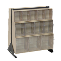 Tip-Out Bins Stand, 23-5/8" W x 16" D x 28" H, 24 Drawers Oxymax Inc