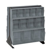 Tip-Out Bins Stand, 23-5/8" W x 16" D x 28" H, 24 Drawers Oxymax Inc