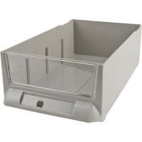 Replacement Drawer for KPC-200 Parts Cabinets, Plastic, 5-3/8" W x 9-13/16" D x 3-3/10" H, Grey Oxymax Inc