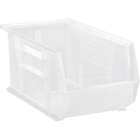 Clear-View Ultra Stack & Hang Bin, 8-1/4" W x 7" H x 14-3/4" D, Clear Oxymax Inc
