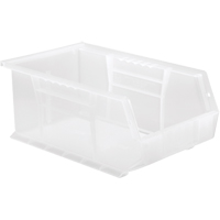 Clear-View Ultra Stack & Hang Bin, 8-1/4" W x 6" H x 13-5/8" D, Clear Oxymax Inc