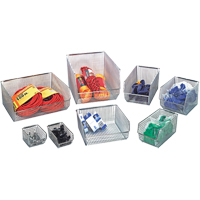 Bacs en fil m&eacute;tallique empilables et suspendables Oxymax Inc