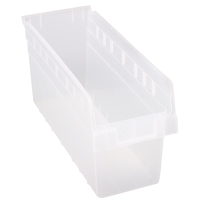 Bacs pour &eacute;tag&egrave;re Store-Max, 6-5/8" la x 8" H x 17-7/8" p, Transparent, Capacit&eacute; 56 lb Oxymax Inc