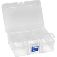 Boîte à compartiments en plastique, 4,75" la x 6,75" p x 2,25" h, 6 compartiments CG068 | Oxymax Inc