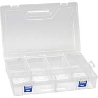 Boîte à compartiments en plastique, 7,75" la x 11,75" p x 2,2" h, 10 compartiments CG071 | Oxymax Inc