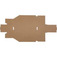 Boîtes profondes en carton ondul&eacute;, 3-3/4" la x 11-1/4" p x 4-1/2" h, Beige Oxymax Inc