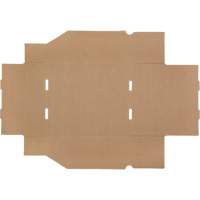 Boîtes profondes en carton ondul&eacute;, 9-3/4" la x 11-1/4" p x 4-1/2" h, Beige Oxymax Inc