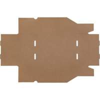 Boîtes profondes en carton ondul&eacute;, 8-3/4" la x 11-1/4" p x 4-1/2" h, Beige Oxymax Inc