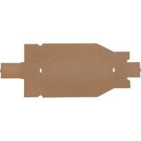 Boîtes profondes en carton ondul&eacute;, 3-3/4" la x 17-1/4" p x 4-1/2" h, Beige Oxymax Inc