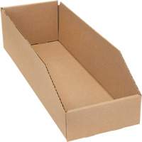 Boîtes profondes en carton ondul&eacute;, 5-3/4" la x 17-1/4" p x 4-1/2" h, Beige Oxymax Inc