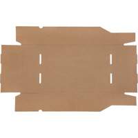 Boîtes profondes en carton ondul&eacute;, 11-3/4" la x 17-1/4" p x 4-1/2" h, Beige Oxymax Inc