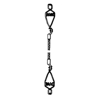 Assemblages l&eacute;gers de cables de masse et de mise &agrave; la terre - Deux pinces crocodiles Oxymax Inc