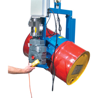 Power Drum Tilter - 1 Phase/115V, 55 US gal. (45 Imperial Gal.) Drum Size, 1500 lbs./680 kg. Cap. Oxymax Inc