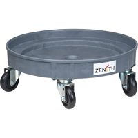 Leak Containment Drum Dolly, 24.25" dia. X 8.625" H, 1.5 US Gal. Spill Cap. Oxymax Inc