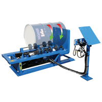 Hydra-Lift Drum Rotator / Roller, 55 US gal. (45 Imperial Gal.) Capacity, Variable Speed, 1 HP Oxymax Inc