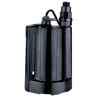 Pompe utilitaire submersible automatique, 1/3 CV, 2160 gal./h, 115 V, 4 A DC652 | Oxymax Inc