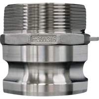 Cam & Groove Coupling, Stainless Steel, Type F, 3/4", Male NPT, 250 PSI Oxymax Inc