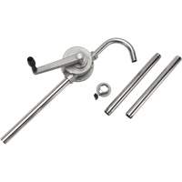 Pompe rotative pour baril, Acier inoxydable, Pour capacit&eacute; 55 gal., 12 oz/course Oxymax Inc