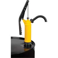 Pompe &agrave; baril de type levier, Polypropyl&egrave;ne, 14 oz/course, Pour barils de 5-55 gal. Oxymax Inc