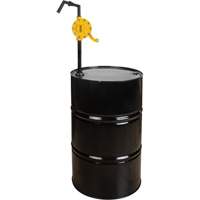 Pompe rotative pour baril, Polypropyl&egrave;ne, Pour capacit&eacute; 15 - 55 gal. US, 8 oz/course Oxymax Inc