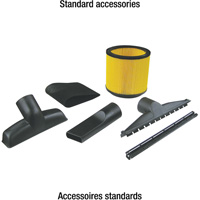 Aspirateur, Secs-humides, 6,5 CV, 16 gal. US (60,6 litres) Oxymax Inc