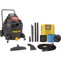Aspirateur industriel, Secs-humides, 3 CV, 16 gal. US (60,6 litres) Oxymax Inc