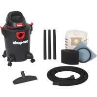 Aspirateur d'atelier s&eacute;rie bricolage & atelier, Secs-humides, 3,5 CV, 6 gal. US (22,7 litres) Oxymax Inc
