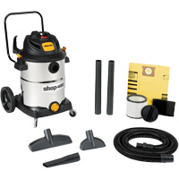 Stainless Steel Wet/Dry Shop Vacuum, 120 V, 16 gal. Capacity Oxymax Inc
