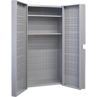 Deep Door Combination Cabinet, 38" W x 24" D x 72" H, Grey Oxymax Inc
