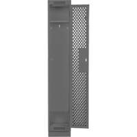 Casiers Clean Line, 12" x 18" x 76", Acier, Charbon, Rivet (assembl&eacute;), Perfor&eacute; Oxymax Inc