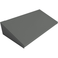 Dessus inclin&eacute; pour casiers robustes enti&egrave;rement soud&eacute; Concorde, Bloc de 3, 18" p x 36" la x 6" ha, Acier Oxymax Inc