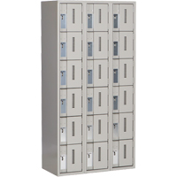 Casiers robustes Concorde, 6 niveaux, Bloc de 3, 36" x 18" x 72", Acier, Gris, Soud&eacute; (assembl&eacute;) Oxymax Inc