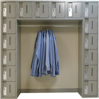 Archettes Concorde Heavy Duty Lockers, 16 -tier, Bank of 3, 18" x 72" x 72", Steel Oxymax Inc
