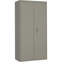 Hi-Boy Storage Cabinet, Steel, 4 Shelves, 72" H x 36" W x 18" D, Grey Oxymax Inc