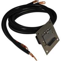 Panneau de douille polaris&eacute;e en acier inoxydable &agrave; brancher, 4 AWG, C&acirc;ble 5' Oxymax Inc