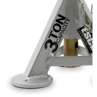 Performance Shorty Low Profile Jack Stands, 3 tons Capacity, 11" - 17" H Oxymax Inc