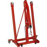 Folding Engine Crane, 2500 lbs. (1.25 tons) Capacity Oxymax Inc