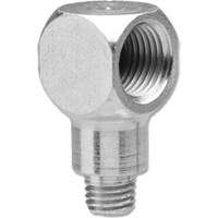 Grease Fitting Adapter with 90-Degree Angle, 1/4"-28 Thread Oxymax Inc