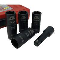 Flip Socket Kit, 5 Pieces, 1/2" Drive Size Oxymax Inc