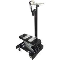 Low Profile Floor Service Jack, 12 Ton(s) Capacity, 7-1/2" Lowered, 15" Raised, Air Hydraulic Oxymax Inc