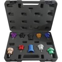Trousse d'adaptateur pour test de pression du syst&egrave;me de refroidissement 10 mcx Oxymax Inc