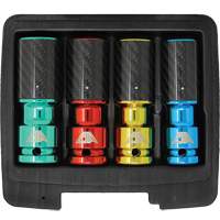 Jeu de douilles pour &eacute;crous de roue avec manchons en fibre de carbone Oxymax Inc