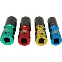 Jeu de douilles pour &eacute;crous de roue avec manchons en fibre de carbone Oxymax Inc