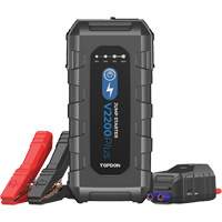 V2200Plus 2-in-1 2200 Peak Amp Jump Starter, Battery & System Tester Oxymax Inc